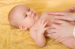 Babymassage bij Amsterdam Fysio